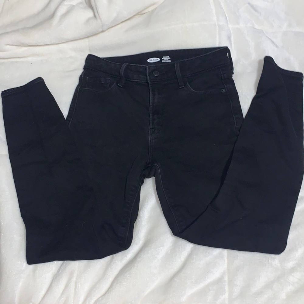 Women’s Old Navy Rockstar Super Skinny. High Rise. Built In Warmth. Size 6.